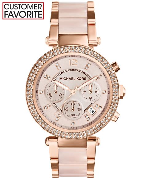 michael kors girls pink watch|mk 58961 watch.